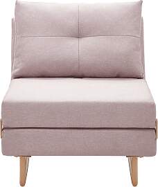 Schlafsessel Malic Rosa Webstoff