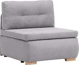 Schlafsessel Modena in Silberfarben