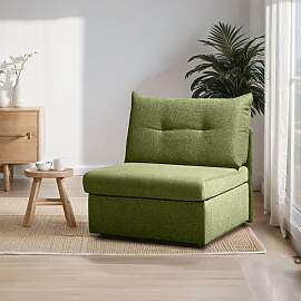 Schlafsessel Retford Webstoff/Velours mit