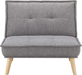 Schlafsessel Romeo Grau Webstoff