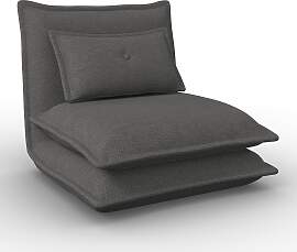 Schlafsessel Tamara Bouclé Dunkelgrau