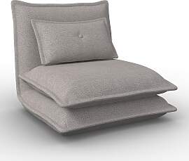 Schlafsessel Tamara Bouclé Hellgrau