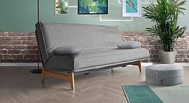 Schlafsofa Atessa Webstoff/Cord mit Lattenrost und 