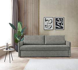 Schlafsofa BALI "Pisa", grau, B:222cm