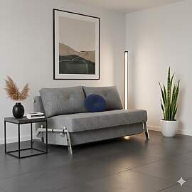 Schlafsofa Dowing Webstoff mit Stauraum