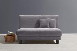 Schlafsofa ELL + ELL "Enny", grau,