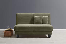 Schlafsofa ELL + ELL "Enny", grün,