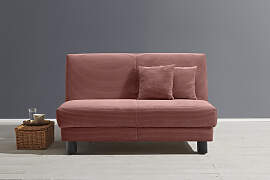 Schlafsofa ELL + ELL "Enny", rot,