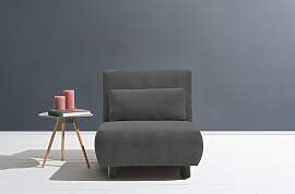 Schlafsofa ELL + ELL "Minou", grau