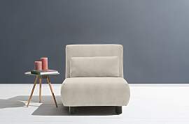 Schlafsofa ELL + ELL "Minou", grau