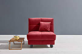 Schlafsofa ELL + ELL "Tilda", rot,