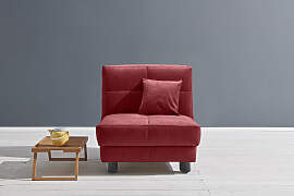 Schlafsofa ELL + ELL "Tilda", rot