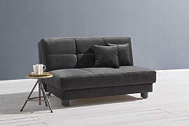 Schlafsofa ELL + ELL "Tilda", schwarz,