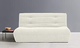 Schlafsofa ELL + ELL "Vanja", weiß (nat 