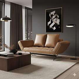 Schlafsofa Judy Kunstleder