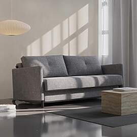 Schlafsofa Kuda Webstoff mit Stauraum