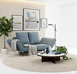 Schlafsofa Lampard Webstoff 210x93x67 cm