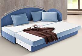 Schlafsofa MAINTAL, blau, Sofas, Schlafsofa