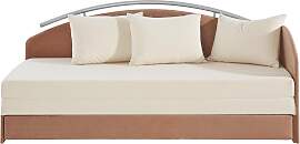 Schlafsofa MAINTAL, braun (cappuccino), Sofas,