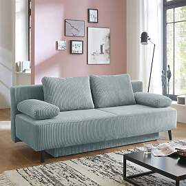 Schlafsofa Peluca Cord mit Bettkasten