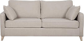 Schlafsofa skandinavisch 3 Plätze naturbeige PAPEL