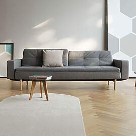 Schlafsofa Yasu Webstoff 241x91x82 cm