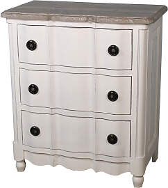 Schmale Kommode im Vintage Look Landhaus shabby