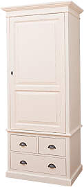 Schmaler Kleiderschrank mit 3 Schubladen