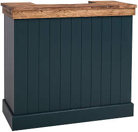 Schmaler Massivholz Bartresen Vintage, 120 cm -