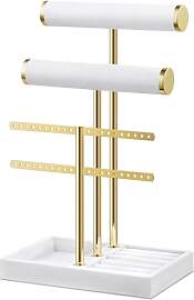 Schmuck Organizer mit 3 Ebenen - Weiß