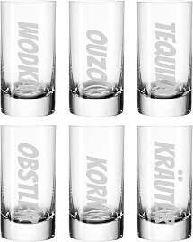 Schnapsglas LUXENTU "Stamper Schnaps-Ensemble 