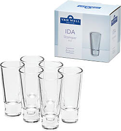 Schnapsglas VAN WELL "Ida", transparent