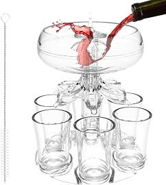 Schnapsglasspender Set, Schnapsglas Spender mit 6