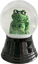 Schneekugel aus Echtglas - Fast wie echter Schnee, 