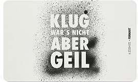 Schneidebrett Klug wars nicht aus Kunststoff in