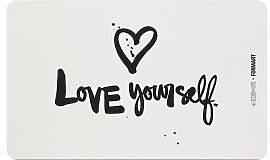 Schneidebrett Love yourself aus Kunststoff in