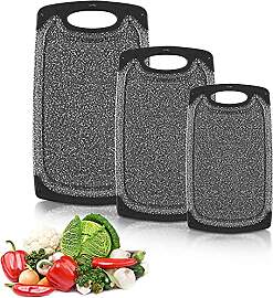 Schneidebrett,Schneidebretter Set,3-Teiliges