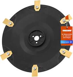 【Schneiden Sie Effizienter】 Messerteller + 6