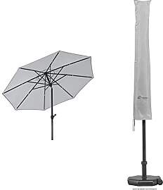 Schneider Sonnenschirm Adria, silbergrau, 300 cm