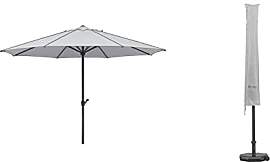 Schneider Sonnenschirm Adria, silbergrau, 350 cm