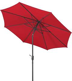 Schneider Sonnenschirm Harlem, rot, 270 cm rund,