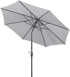 Schneider Sonnenschirm Harlem, silbergrau, 270 cm
