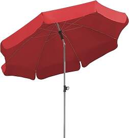 Schneider Sonnenschirm Locarno, rot, 200 cm rund,