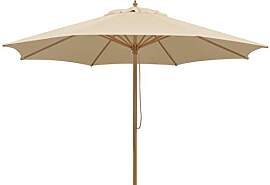 Schneider Sonnenschirm Malaga, natur, 300 cm rund, 