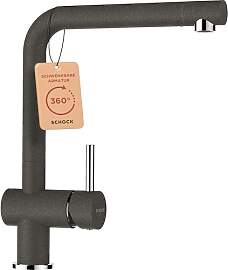 SCHOCK® Küchenarmatur Epos Asphalt I Hochdruck