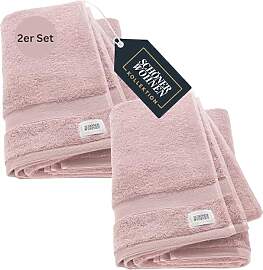 SCHÖNER WOHNEN 2er Set Premium Duschtuch 70x140