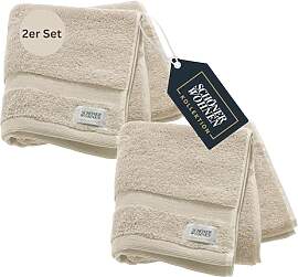 SCHÖNER WOHNEN 2er Set Premium Handtuch 50x100 cm 