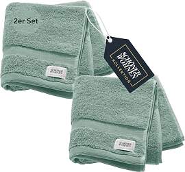SCHÖNER WOHNEN 2er Set Premium Handtuch 50x100 cm 