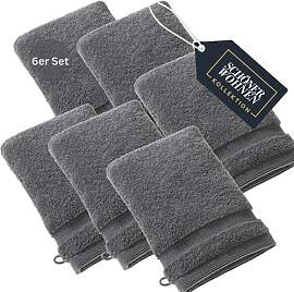 SCHÖNER WOHNEN 6er Set Premium Frottee