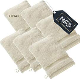 SCHÖNER WOHNEN 6er Set Premium Frottee